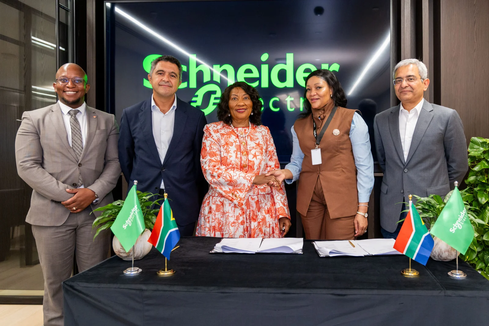 Schneider Electric South Africa Schneider Electric Marks Years South Africa