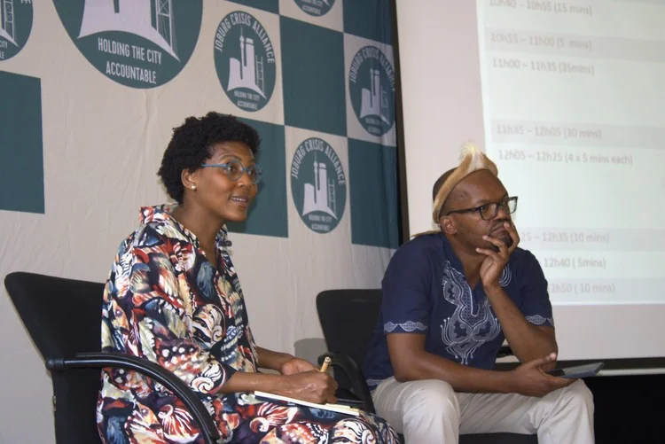 Joburg Crisis Alliance Joburg Crisis Alliance Asks Election Candidates