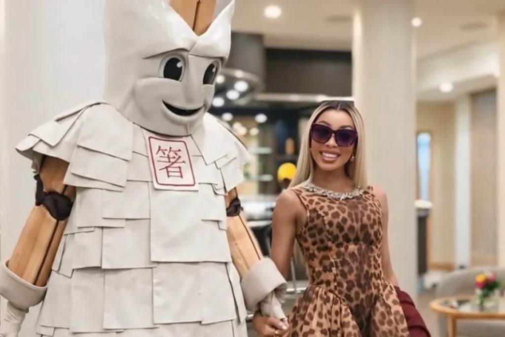 Khanyi Mbau Masked Singer Khanyi Mbau Flew Between Joburg Amsterdam