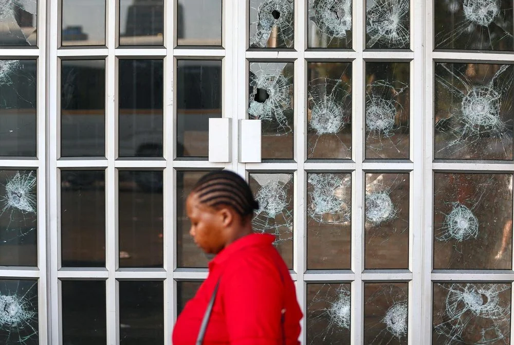 Durban anti-immigration protests KZN Police Fire Tear Gas Stun