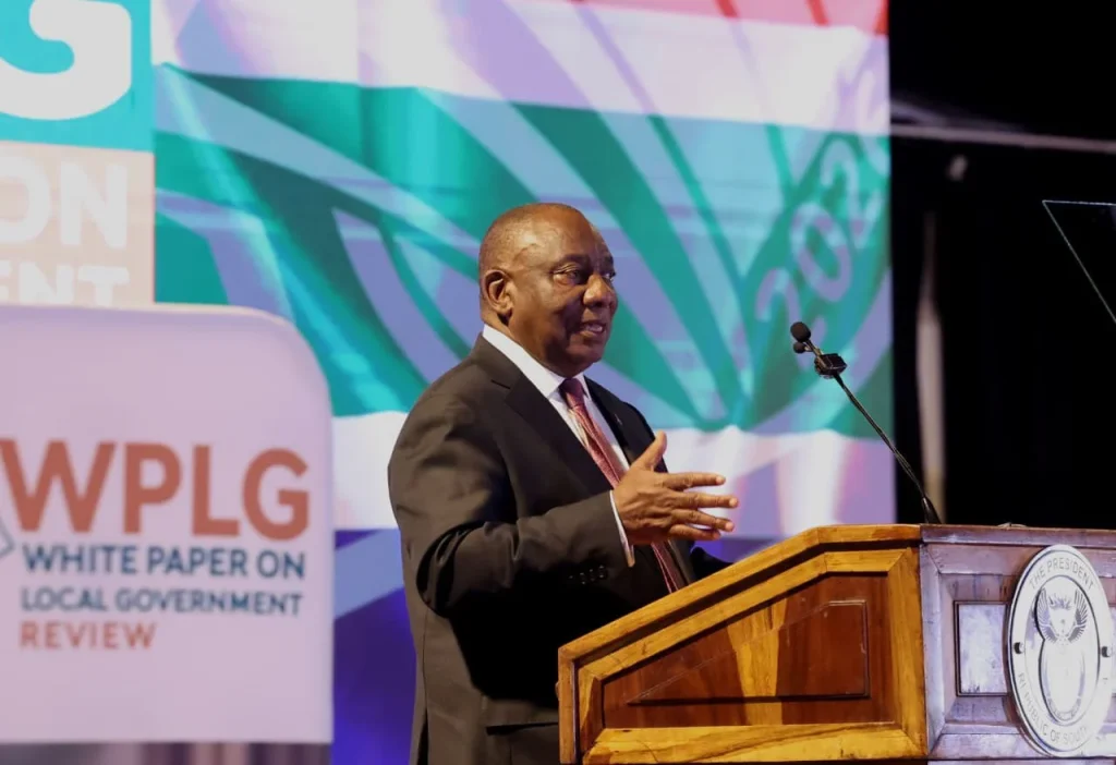 local government white paper Ramaphosa Launches Local Government White Paper