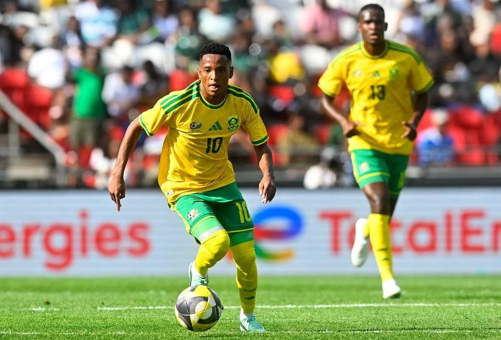 Relebohile Mofokeng Bafana Relebohile Mofokeng Scores Twice Bafana Bafana